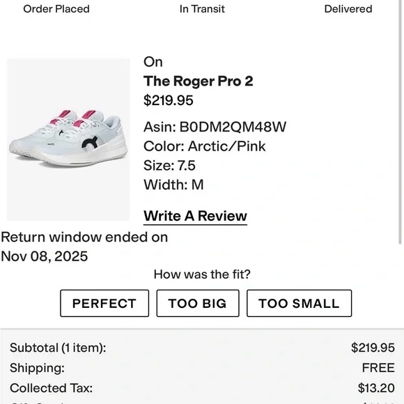 On Running White Sneakers with Pink Tongue Accents - Picture 4 of 4